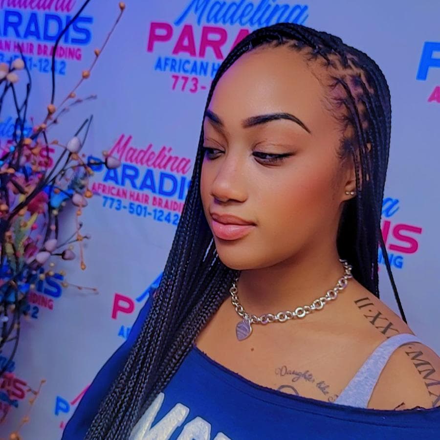 Hair styling work 12