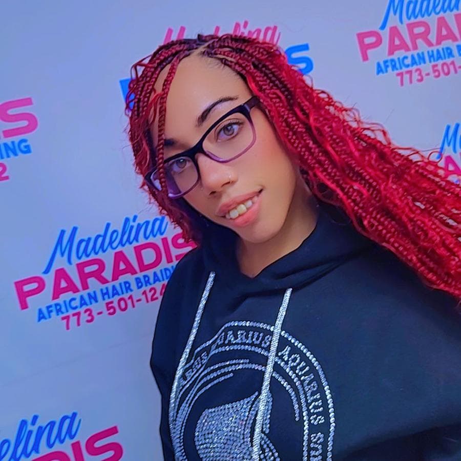 Hair styling work 16