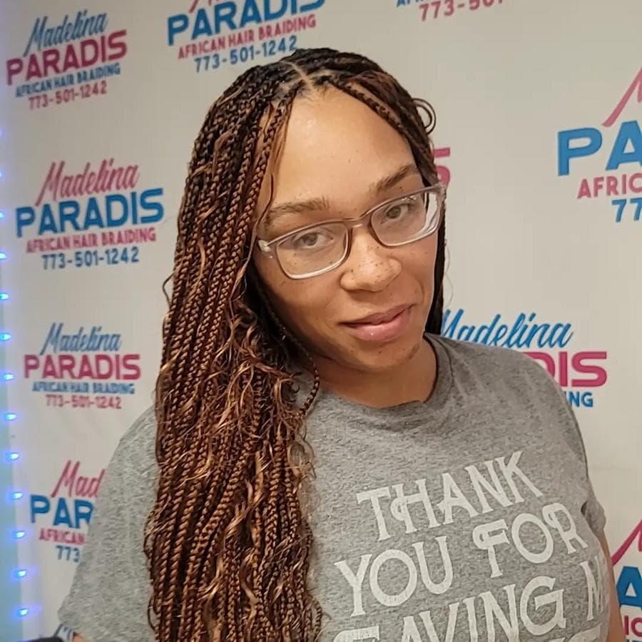 Hair styling work 18