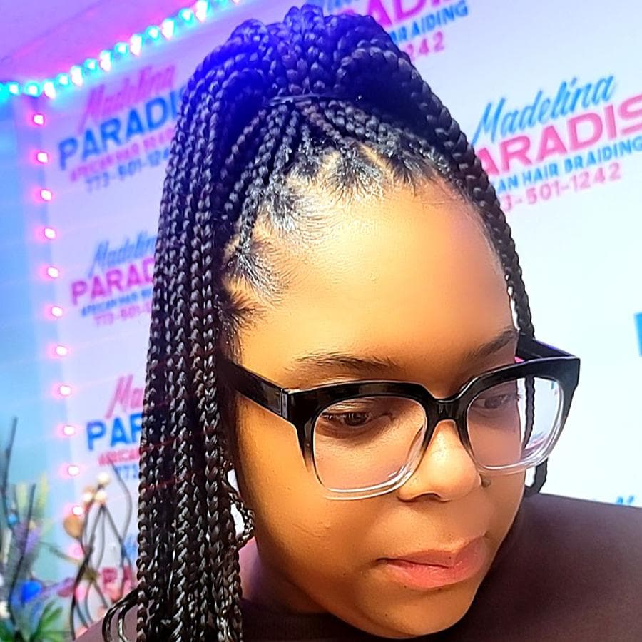 Hair styling work 19