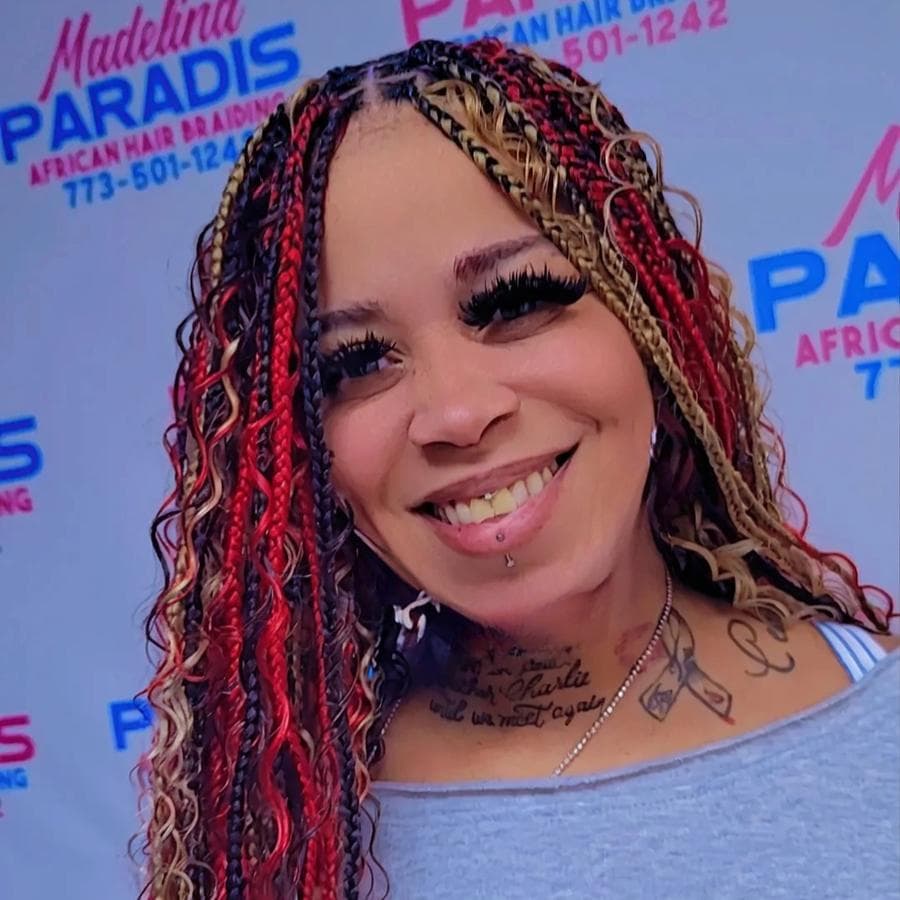 Hair styling work 21